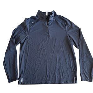 Rhone Rise 1/4 Zip Black Pullover Size Medium